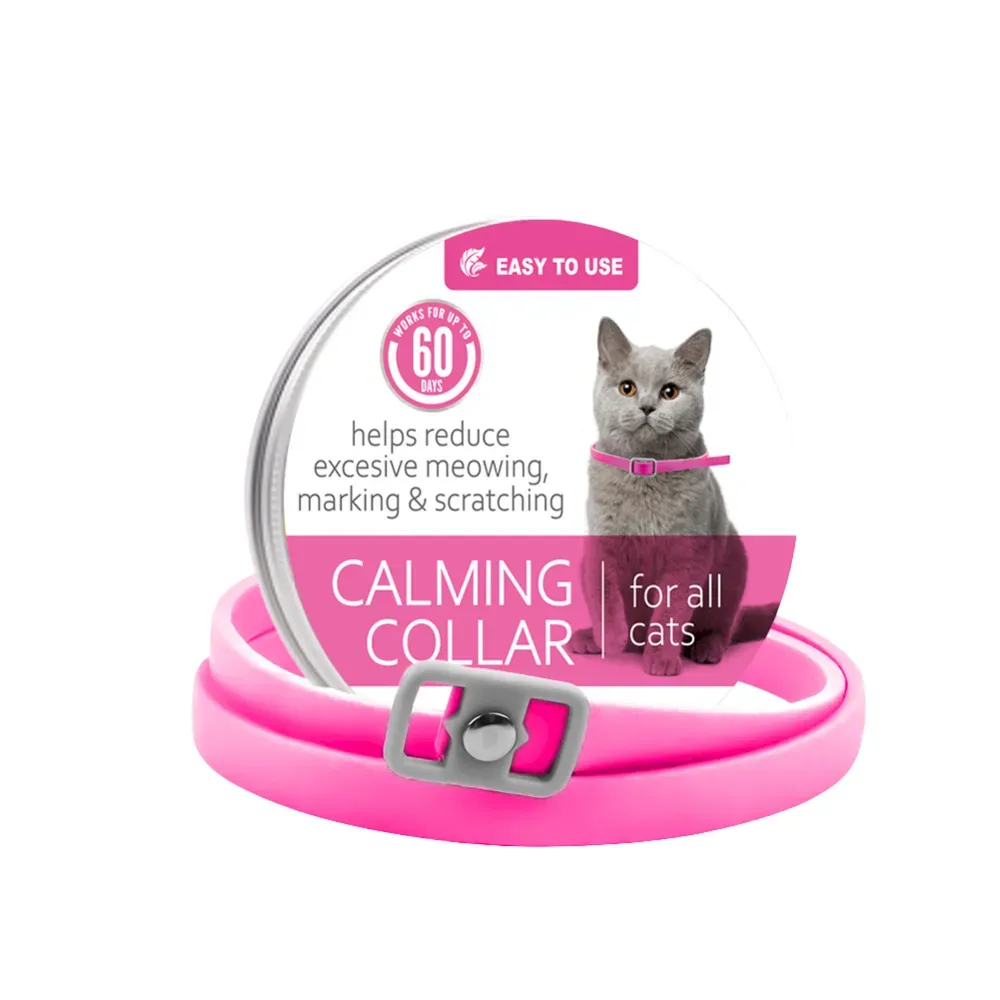 Cat Calming Collar Anxiety Relief Adjustable Buckle Pet Comfort Neck