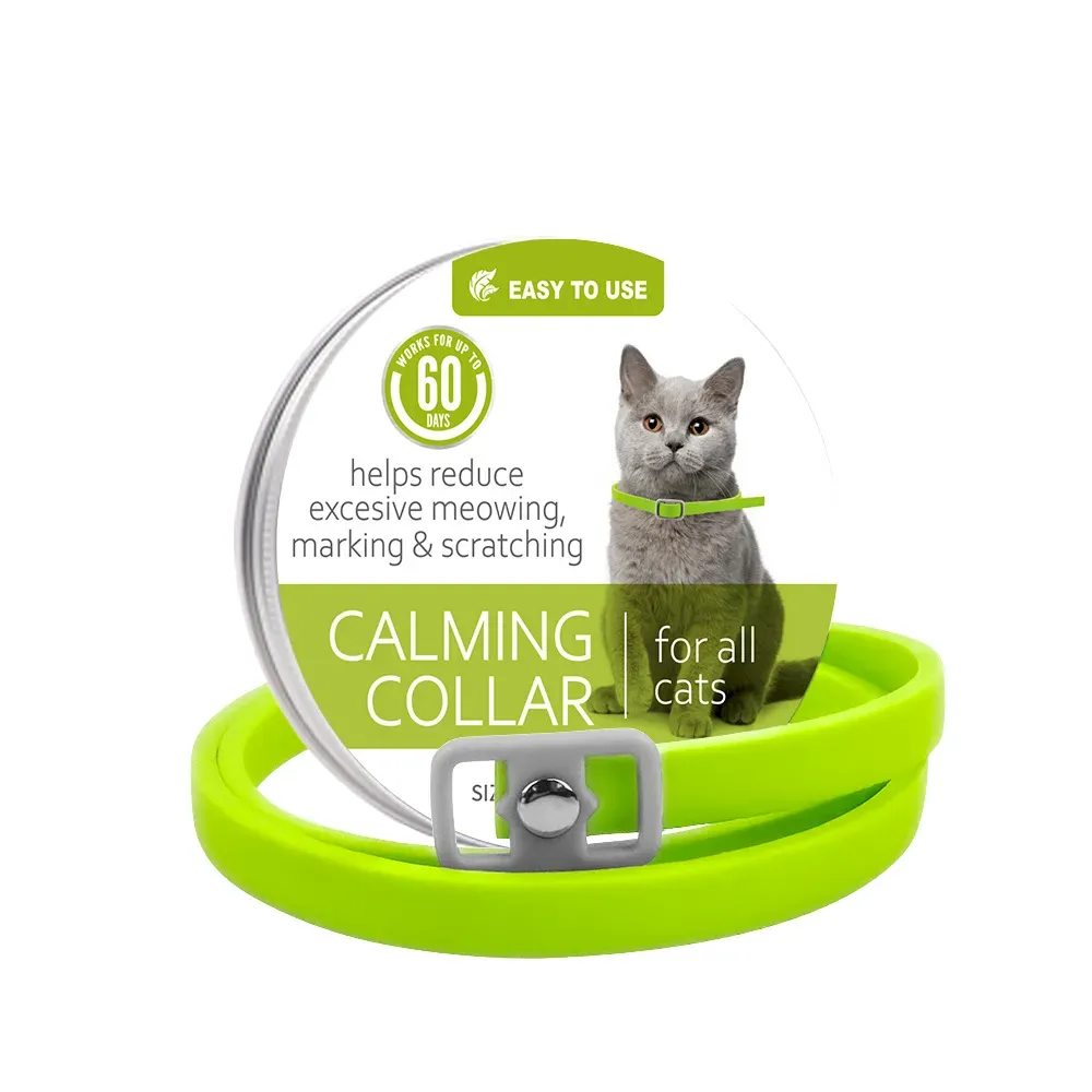 Cat Calming Collar Anxiety Relief Adjustable Buckle Pet Comfort Neck