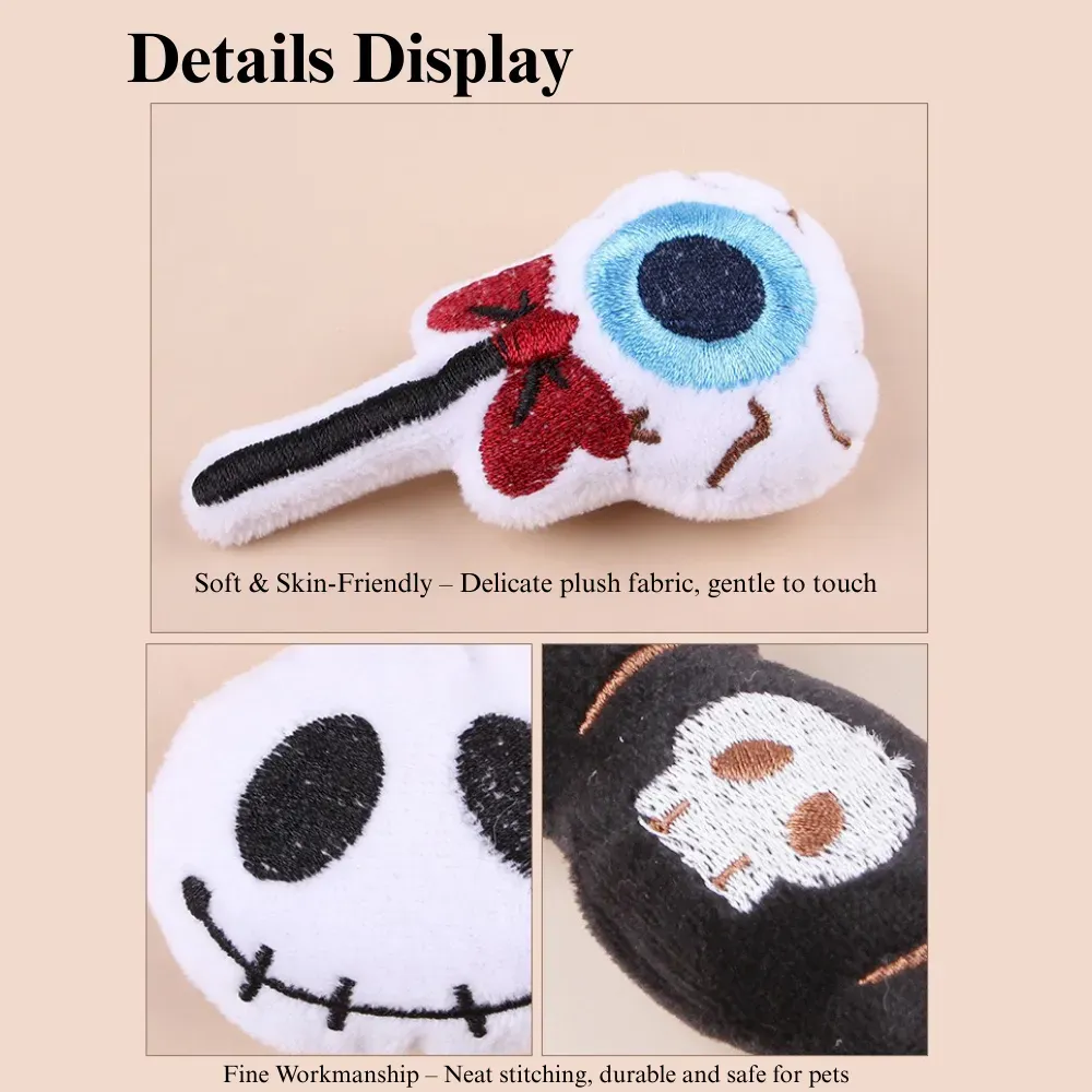 Halloween Cat Toy Plush Candy Small Pet Toy Accessories