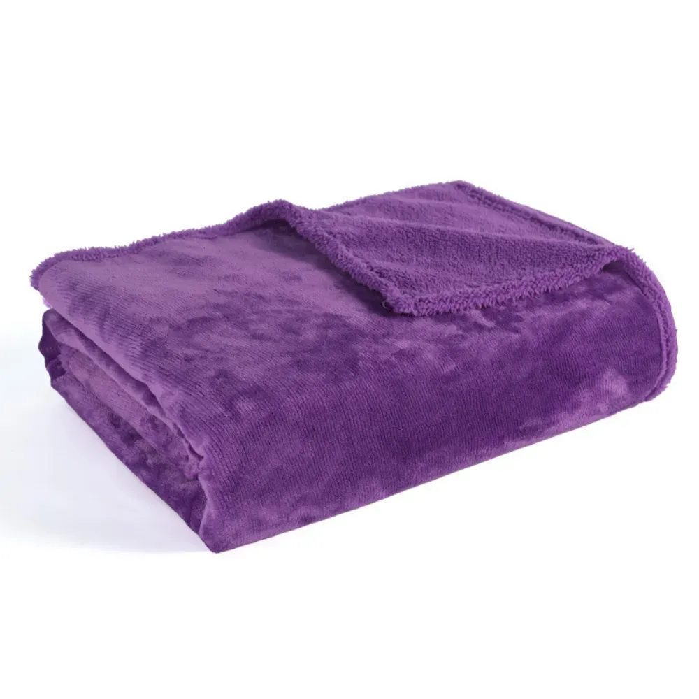 Waterproof Pet Blanket Cotton Plush Flannel Thick Dog Mat Bed