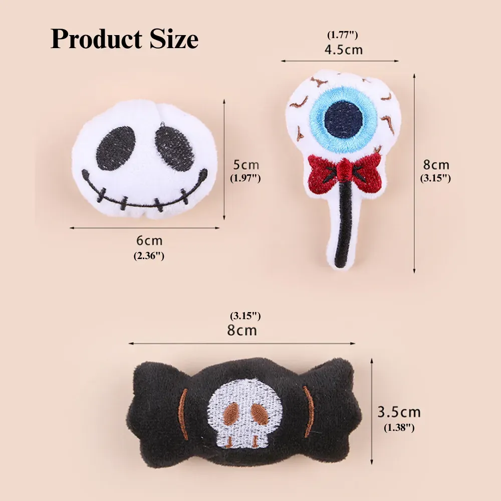 Halloween Cat Toy Plush Candy Small Pet Toy Accessories
