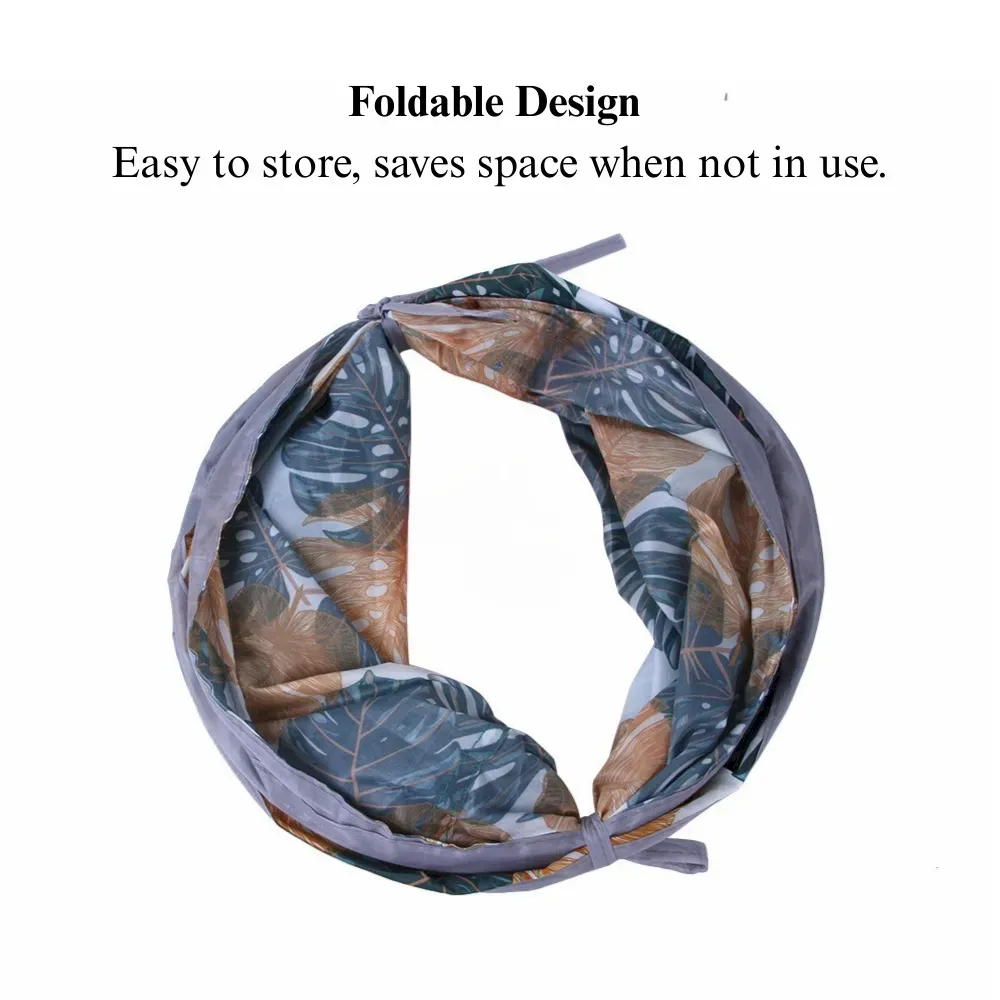 Printed Cat Tunnel Foldable S Shape Pet Play Tube