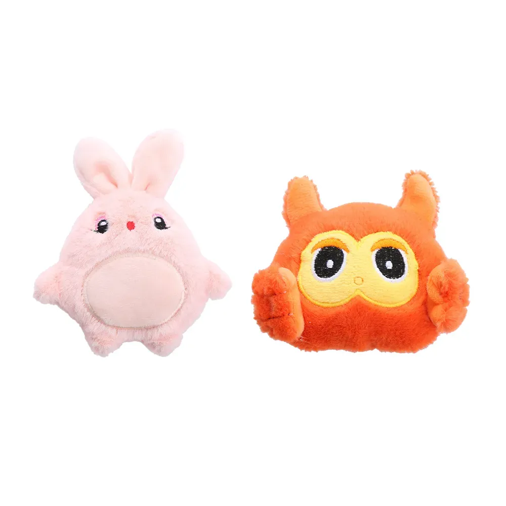 mouse catnip toy Cartoon Catnip Crinkle Toy Plush Pet Play Rabbit Mouse Owl Bear