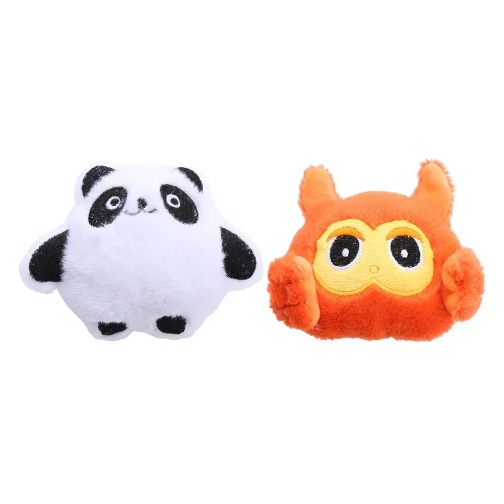 rabbit catnip toy Cartoon Catnip Crinkle Toy Plush Pet Play Rabbit Mouse Owl Bear