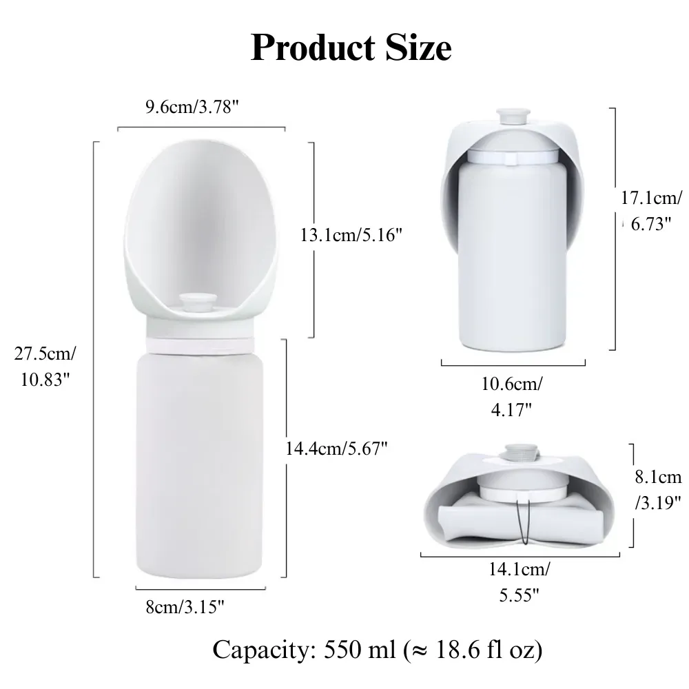 Portable Dog Water Bottle Outdoor Travel Pet Hydration Cup
