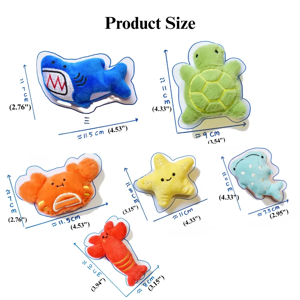 Mini Plush Squeaky Dog Toy Cute Chew Toy for Small Dogs