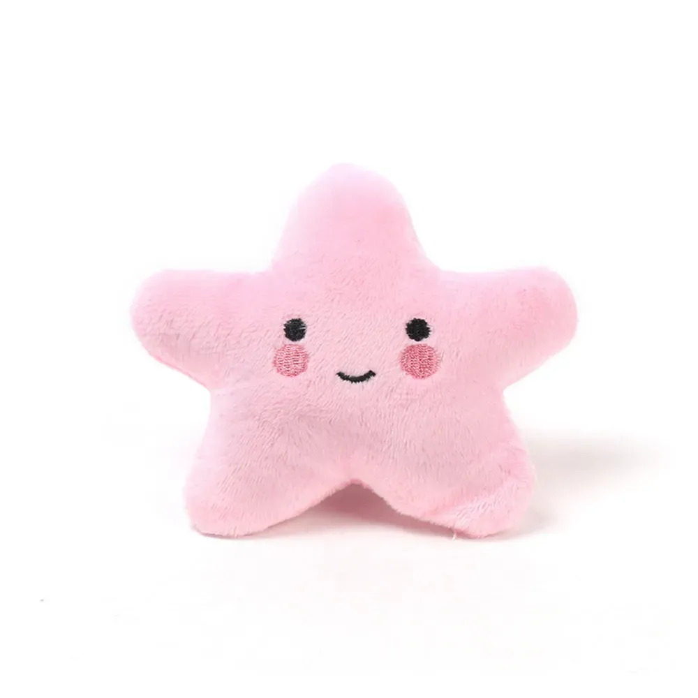 Plush Star Squeaky Chew Toy Durable Dog Cat Entertainment Toy