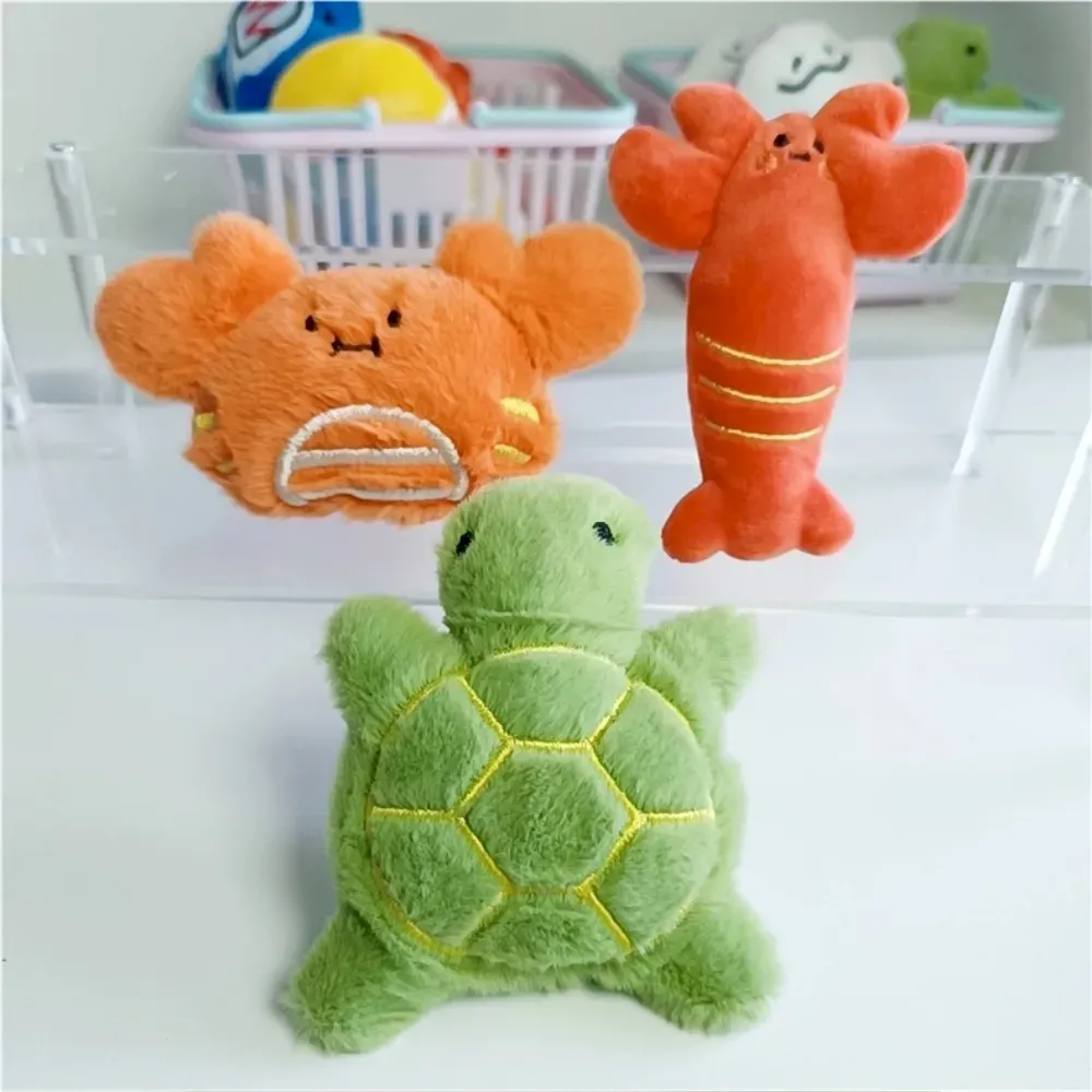 Mini Plush Squeaky Dog Toy Cute Chew Toy for Small Dogs