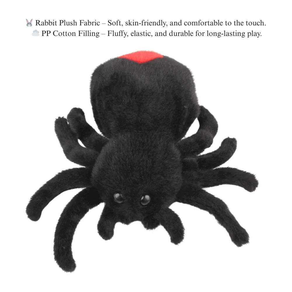 Halloween Plush Spider Cat Toy Chew Bite Interactive Play
