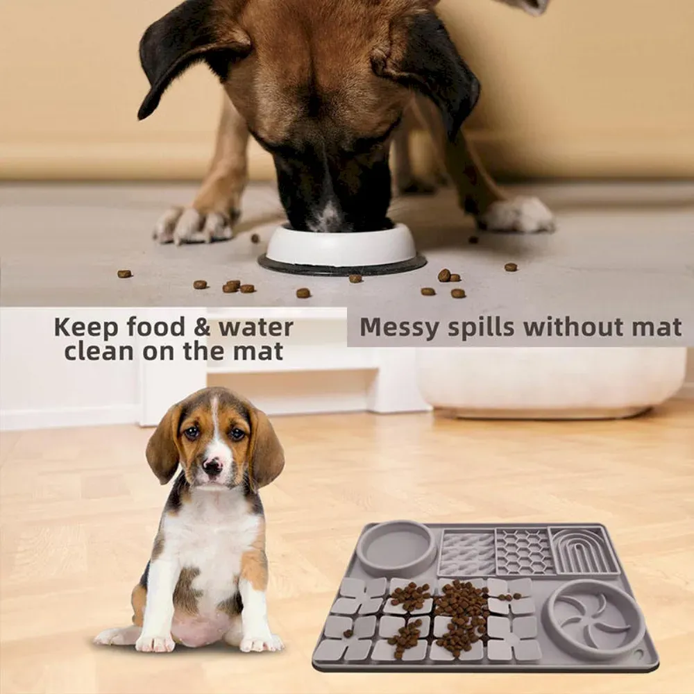slow feeder lick mat