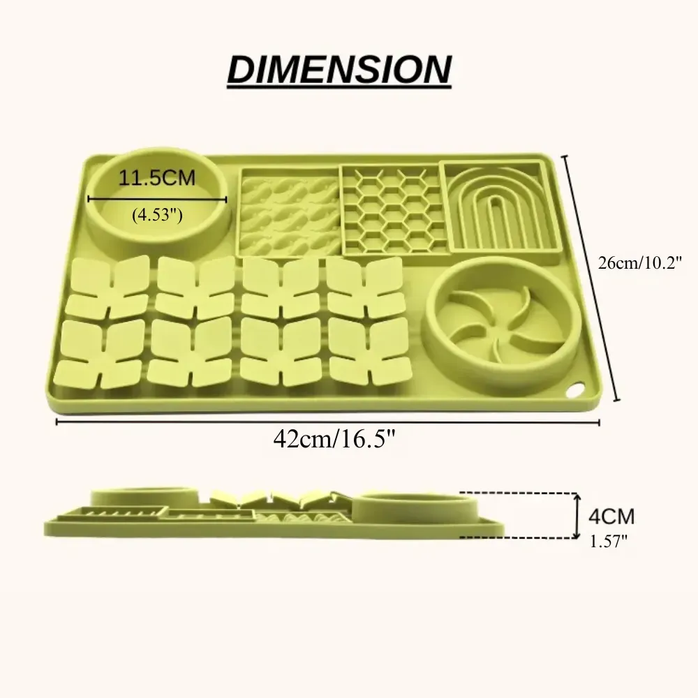 slow eating pet mat