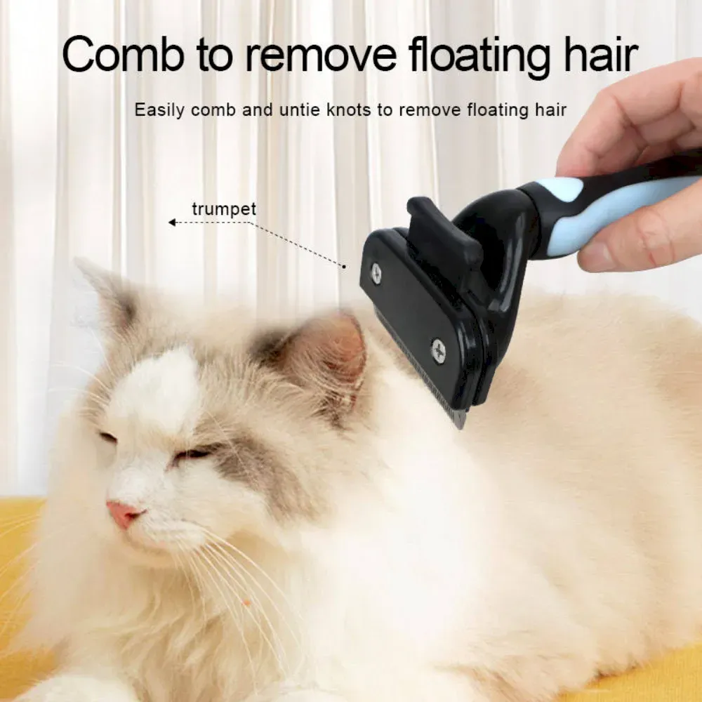 ergonomic pet hair brush