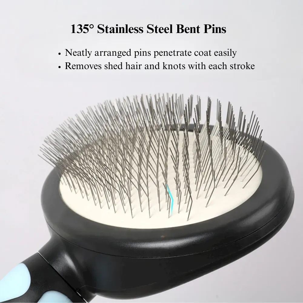 cat grooming pin brush