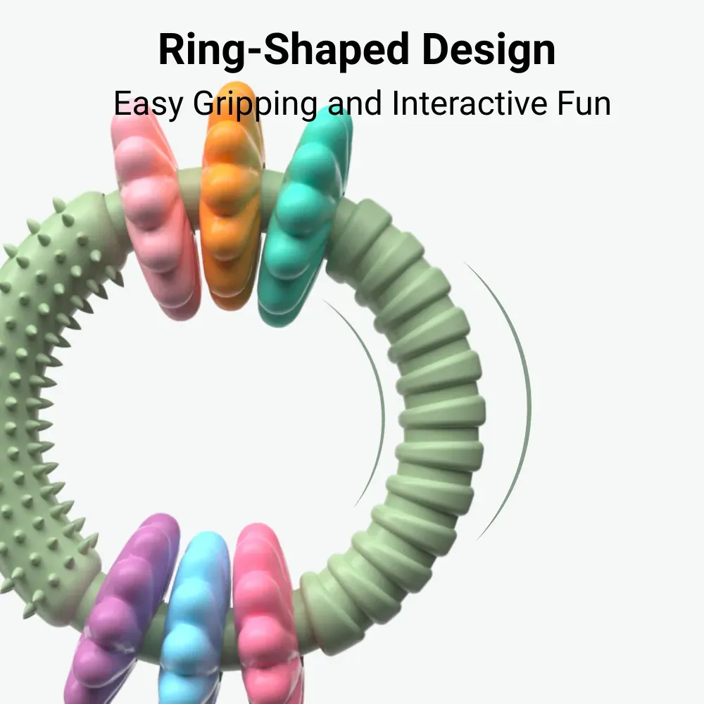 interactive ring toy dog