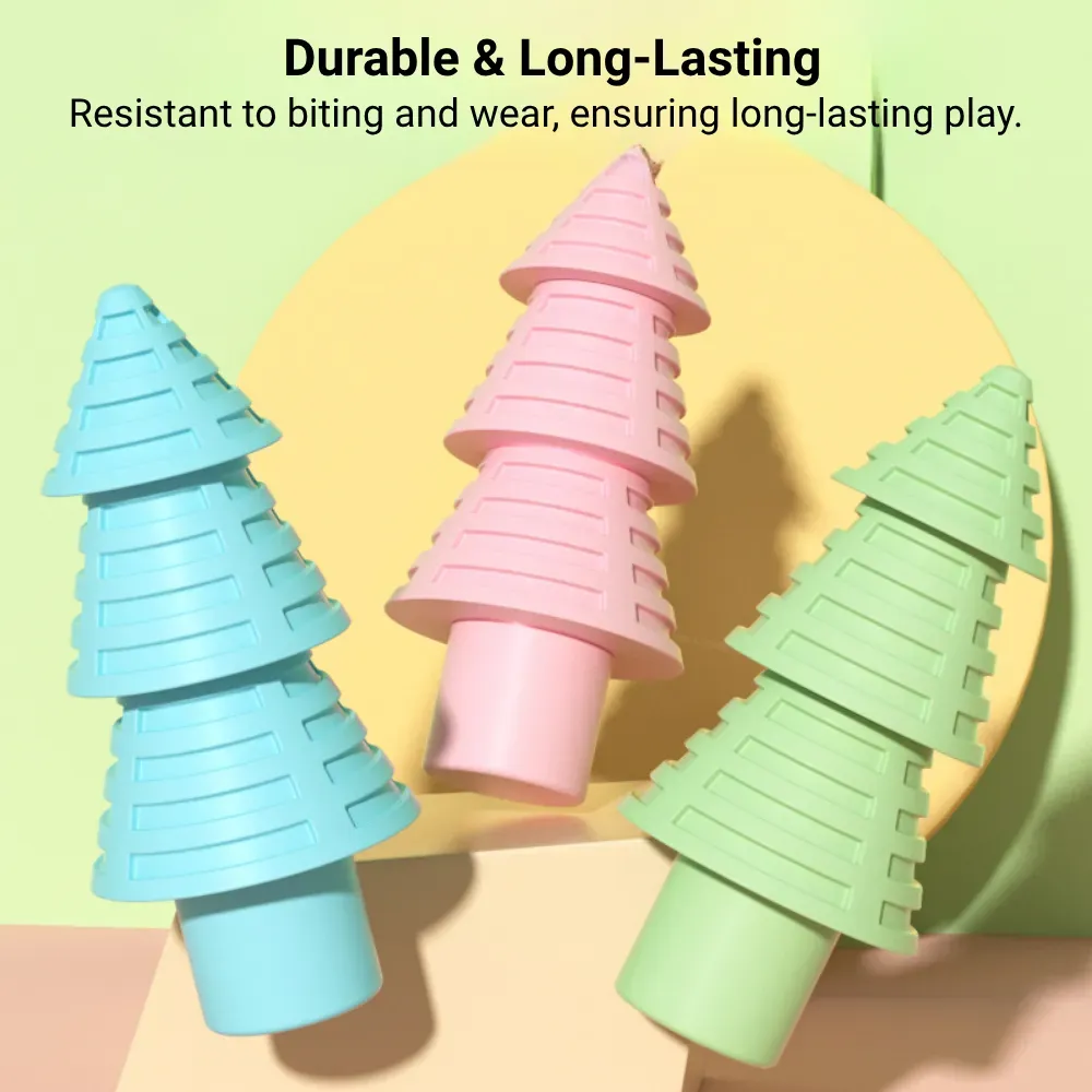 christmas rubber dog toy