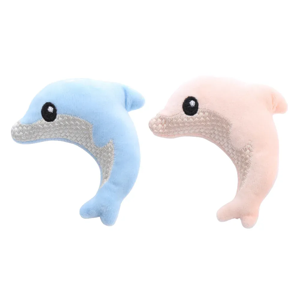 dolphin cat toy