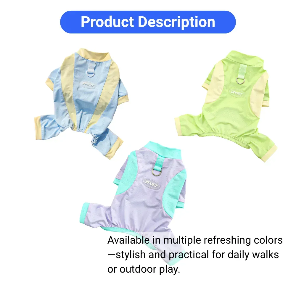 stretch dog jumpsuit