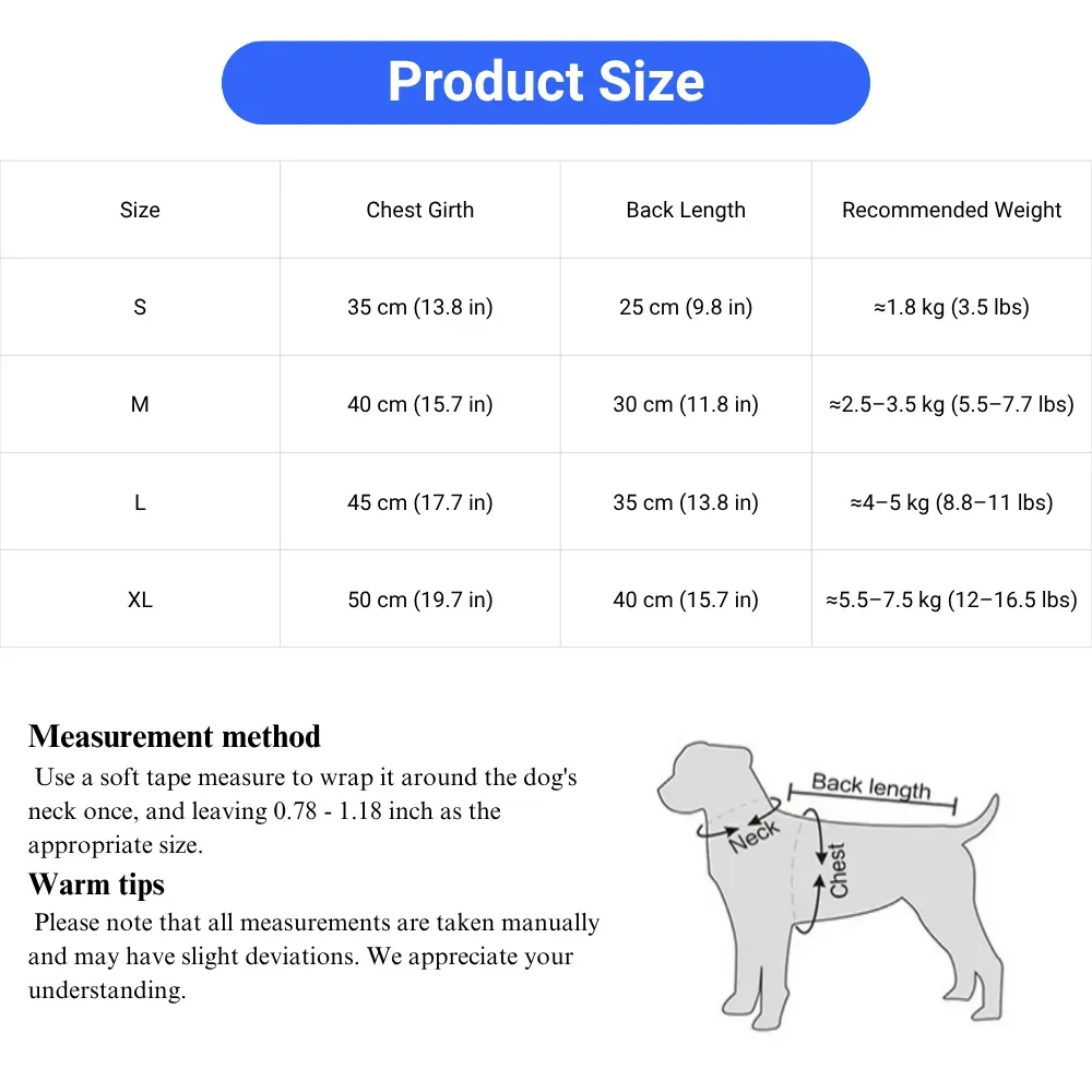 lightweight pet clothes