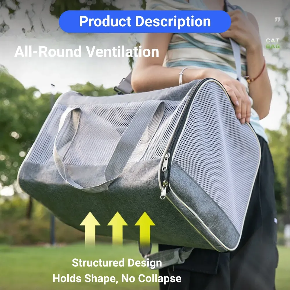 mesh pet carrier