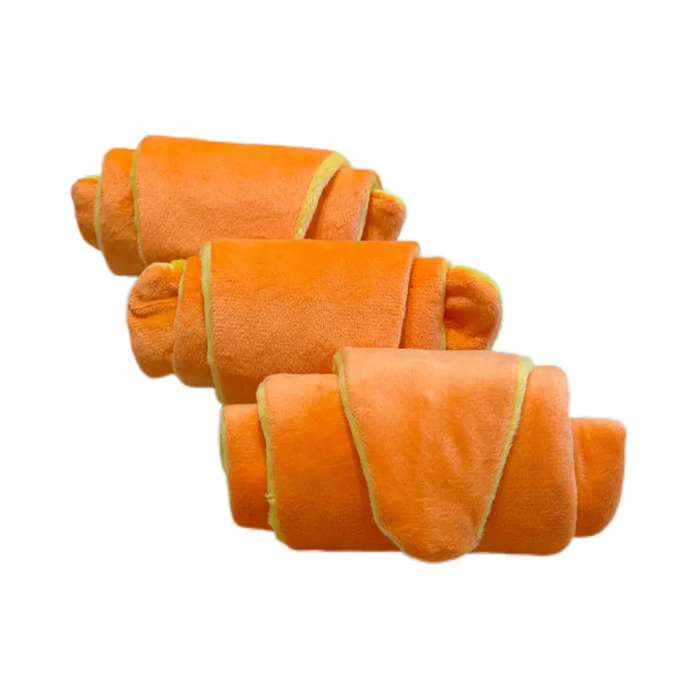 Crinkle Paper Expandable Bread Dog Toy with Snack Pocket3