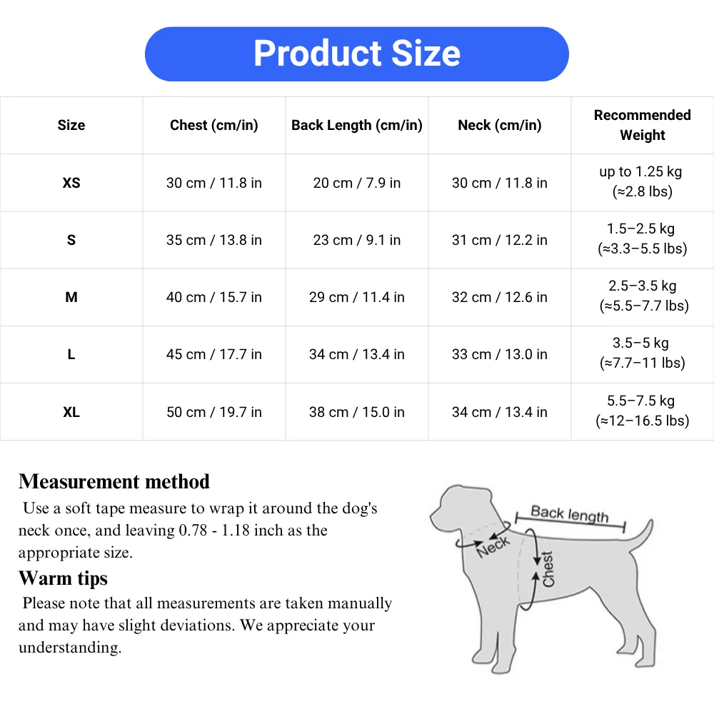 lightweight pet outfit