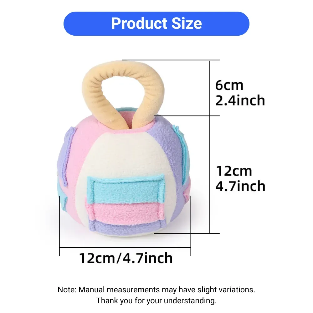 squeaker fleece toy