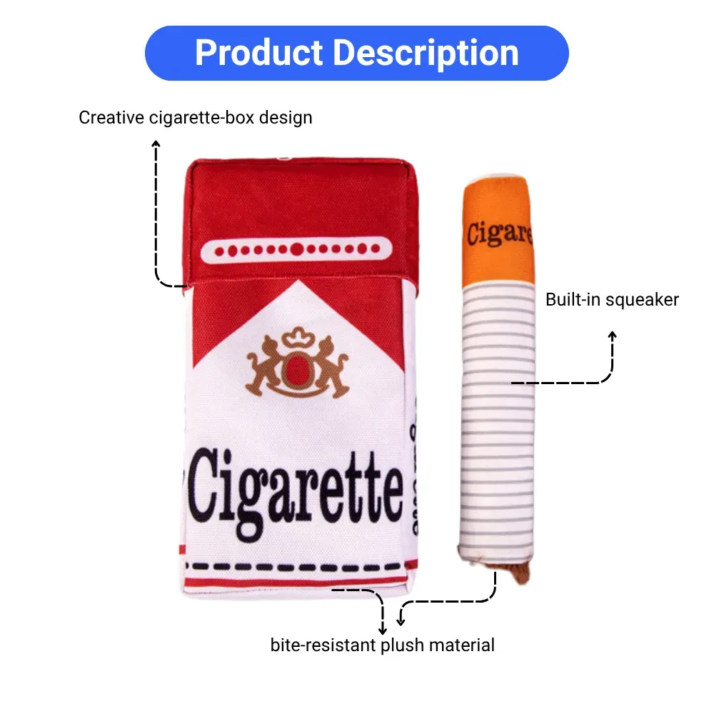 cigarette box dog toy