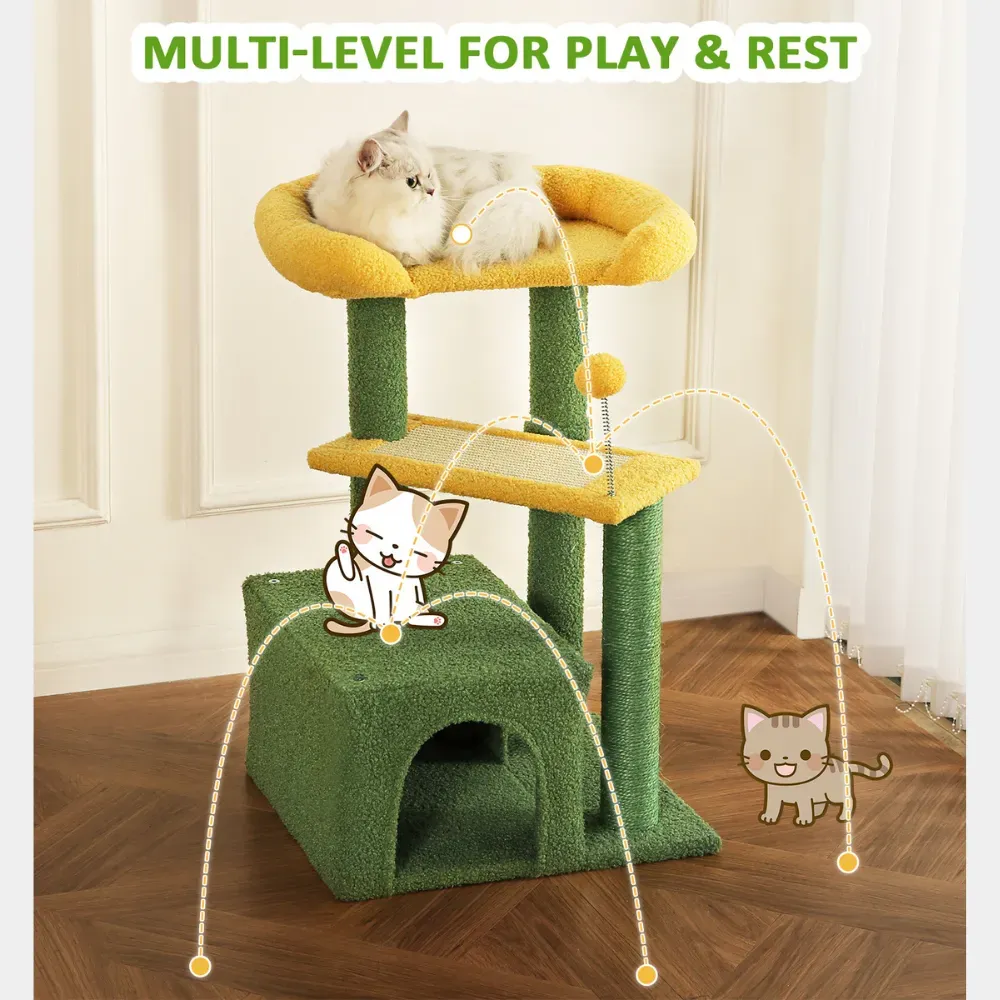kitten play tower