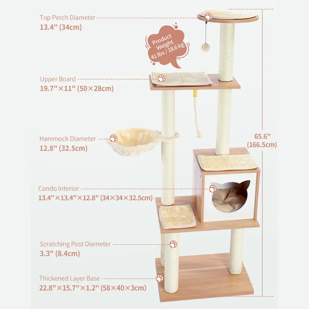 tall cat tower