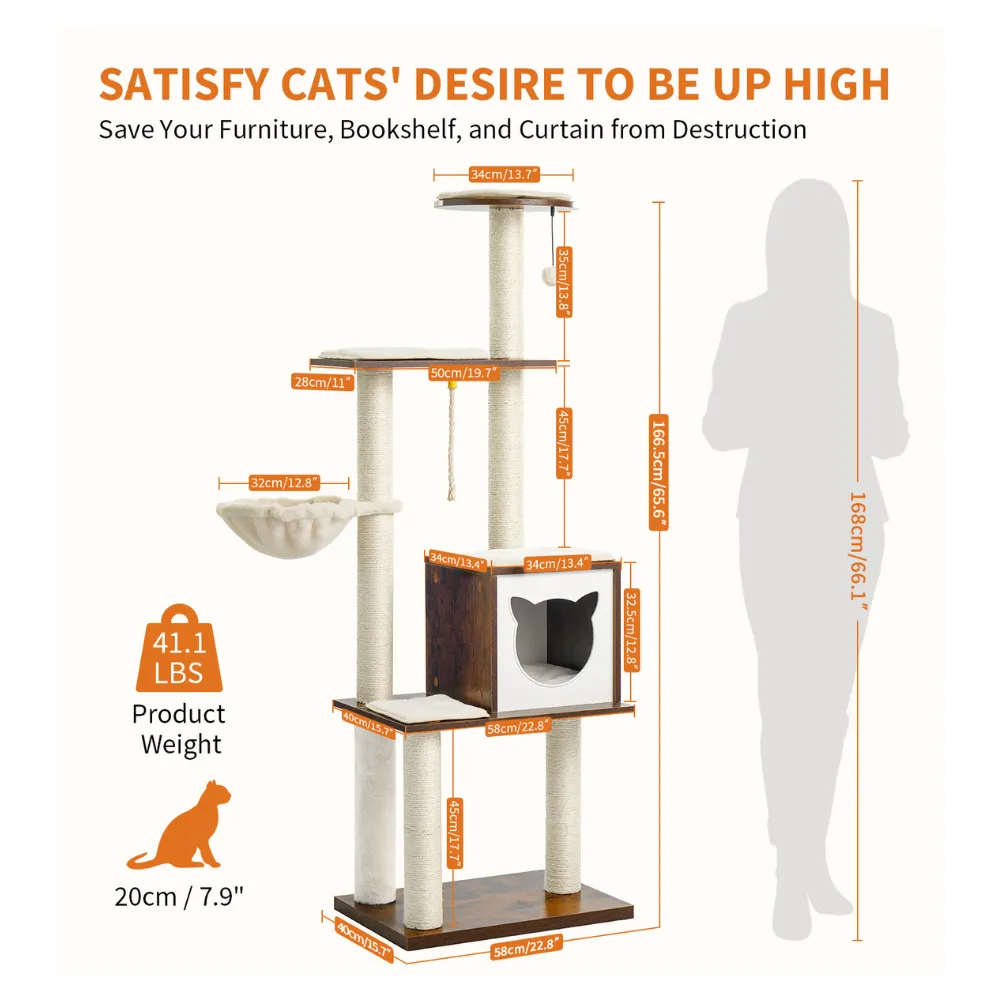 cat tree size cat tree size