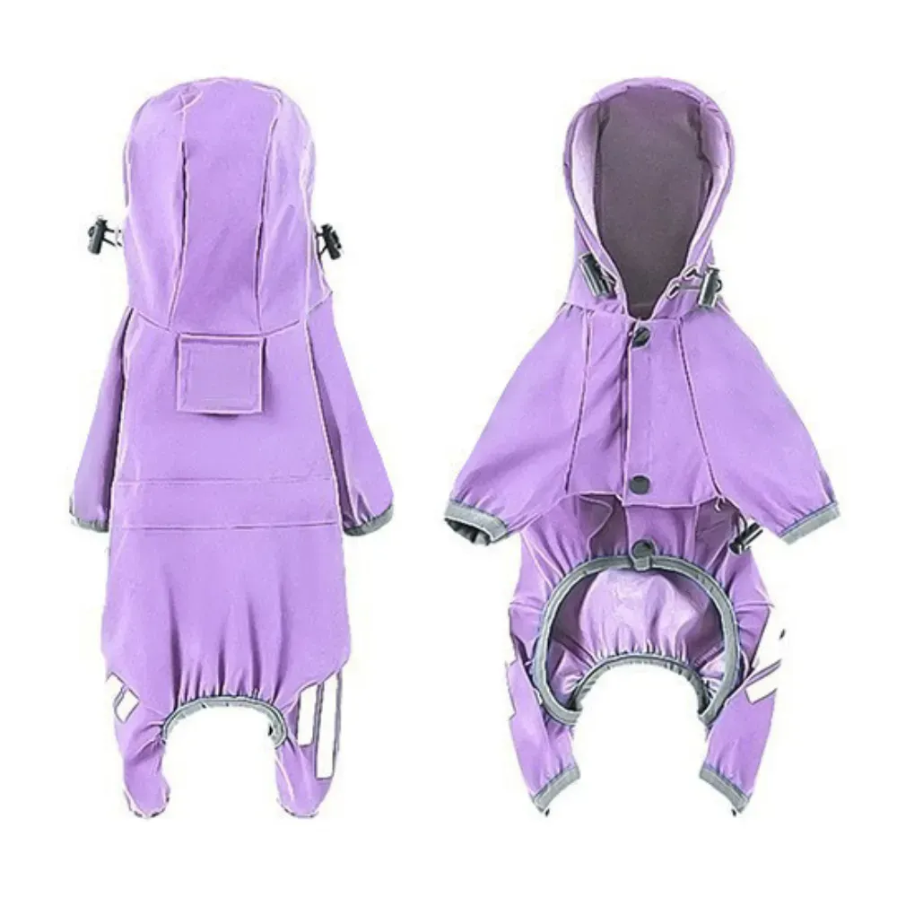 full body dog rain jacket