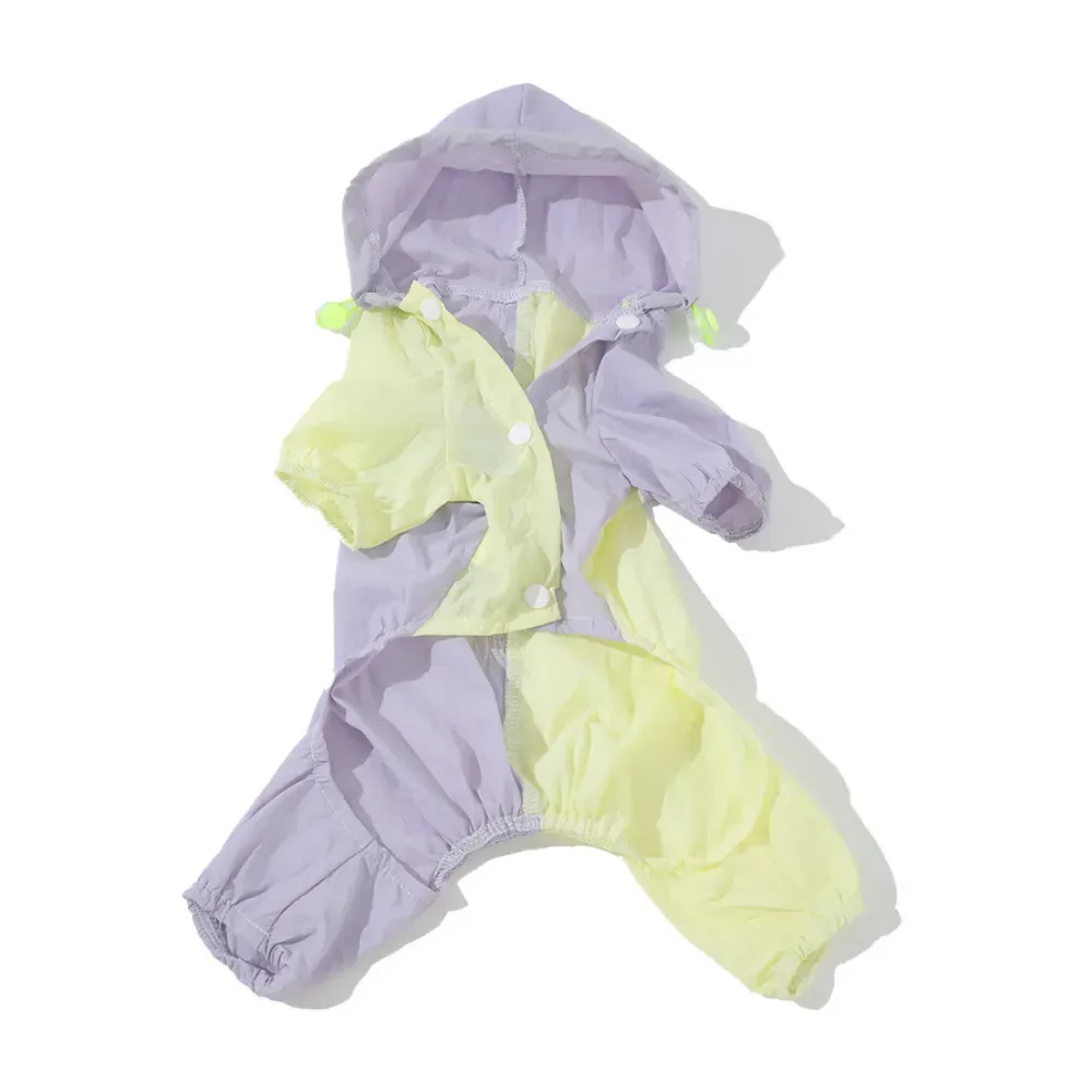 full body dog rain suit