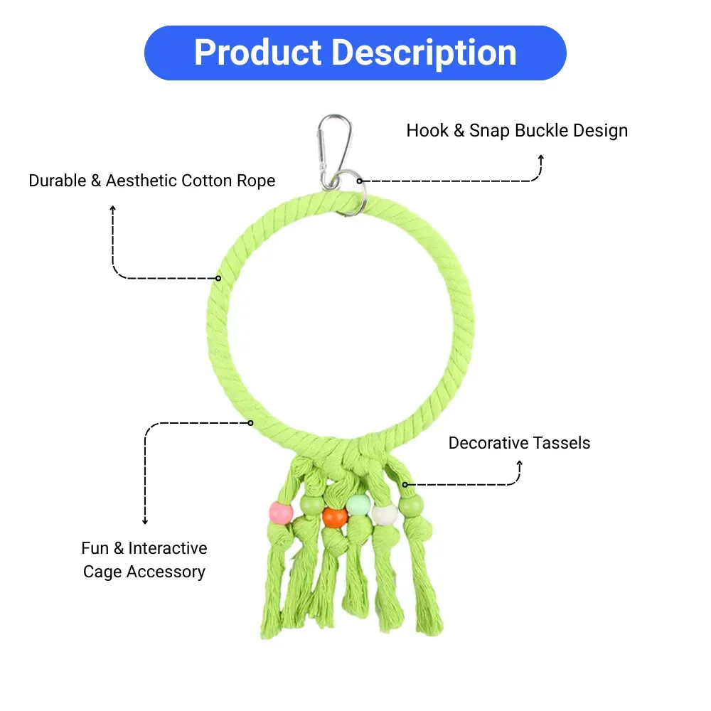 lovebird hanging toy