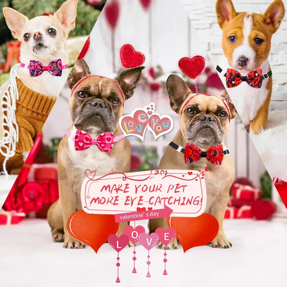 romantic pet neckwear