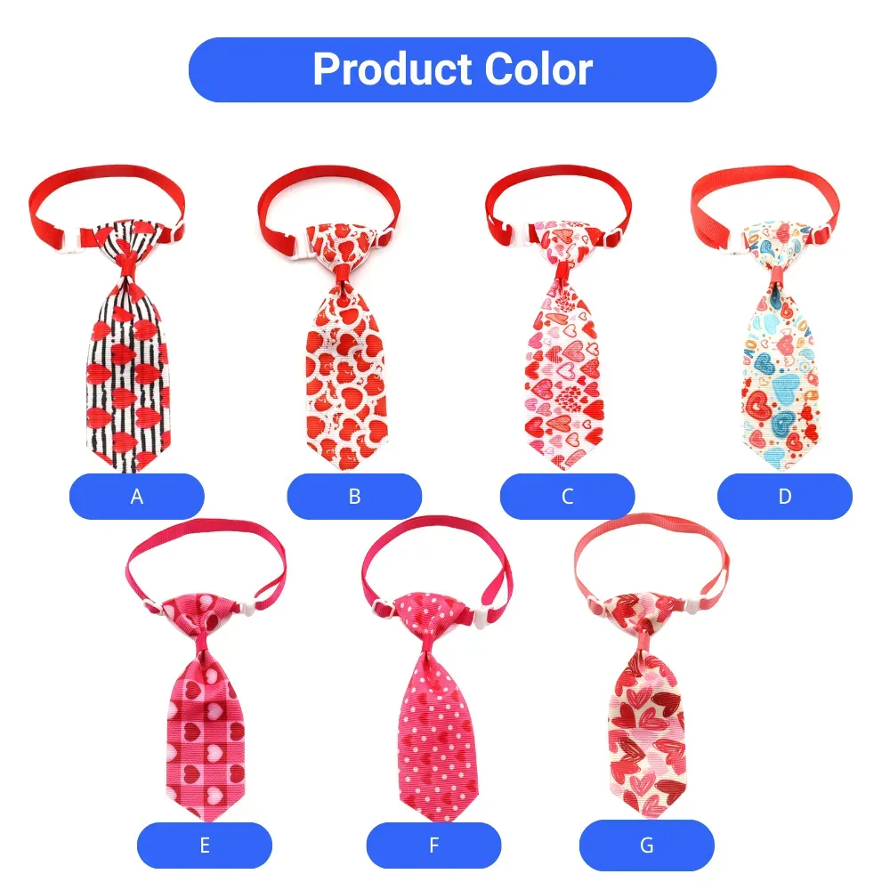 Valentine dog tie
