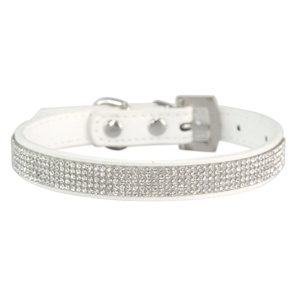 Sparkling Rhinestone Dog Collar for Small Medium Dogs2