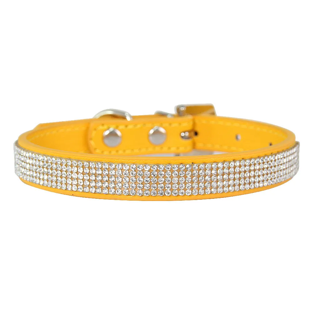 Sparkling Rhinestone Dog Collar for Small Medium Dogs11