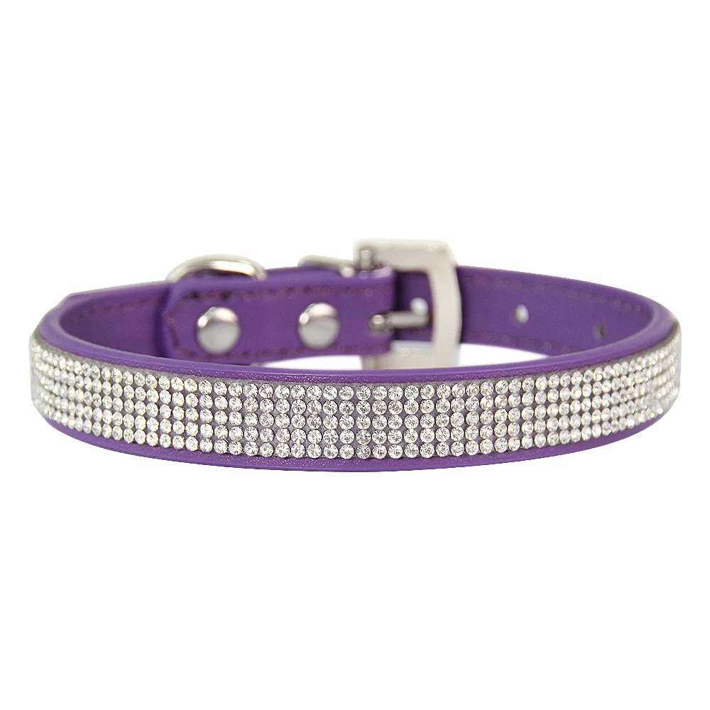 Sparkling Rhinestone Dog Collar for Small Medium Dogs5