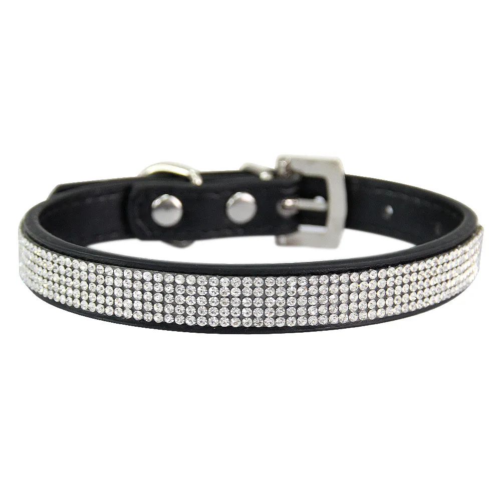 Sparkling Rhinestone Dog Collar for Small Medium Dogs1
