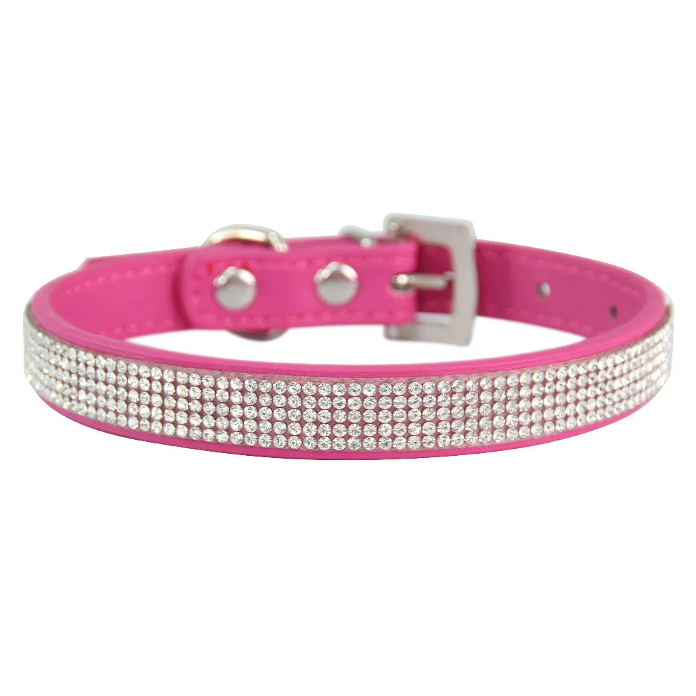 Sparkling Rhinestone Dog Collar for Small Medium Dogs7