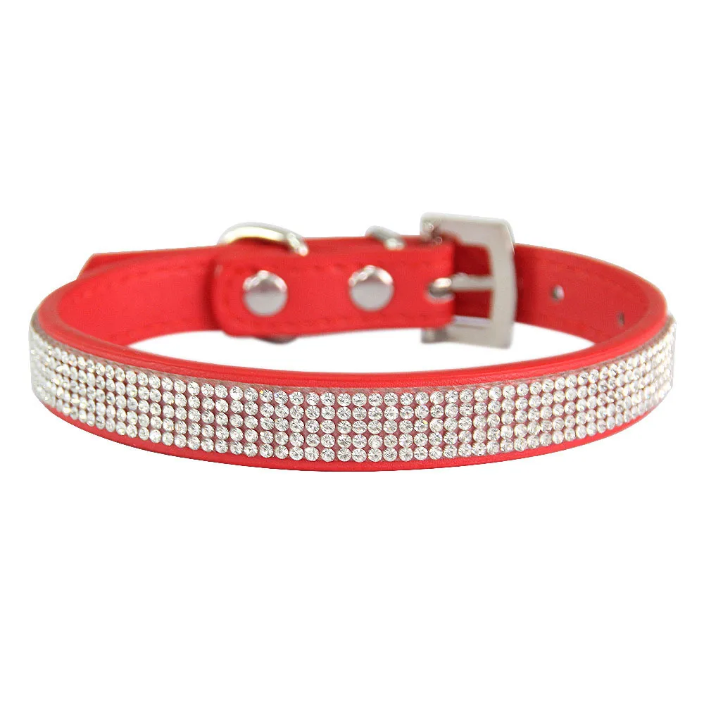 Sparkling Rhinestone Dog Collar for Small Medium Dogs3