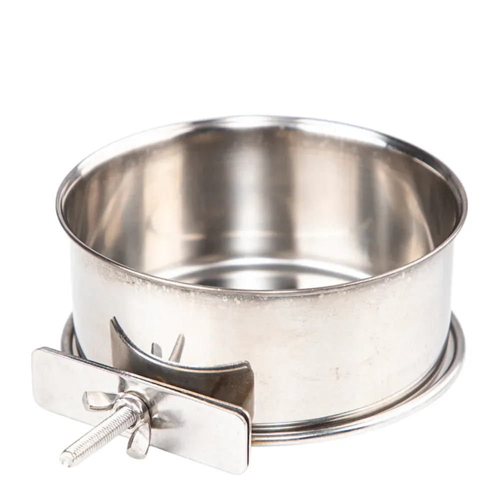 Detachable bird food tray for cages