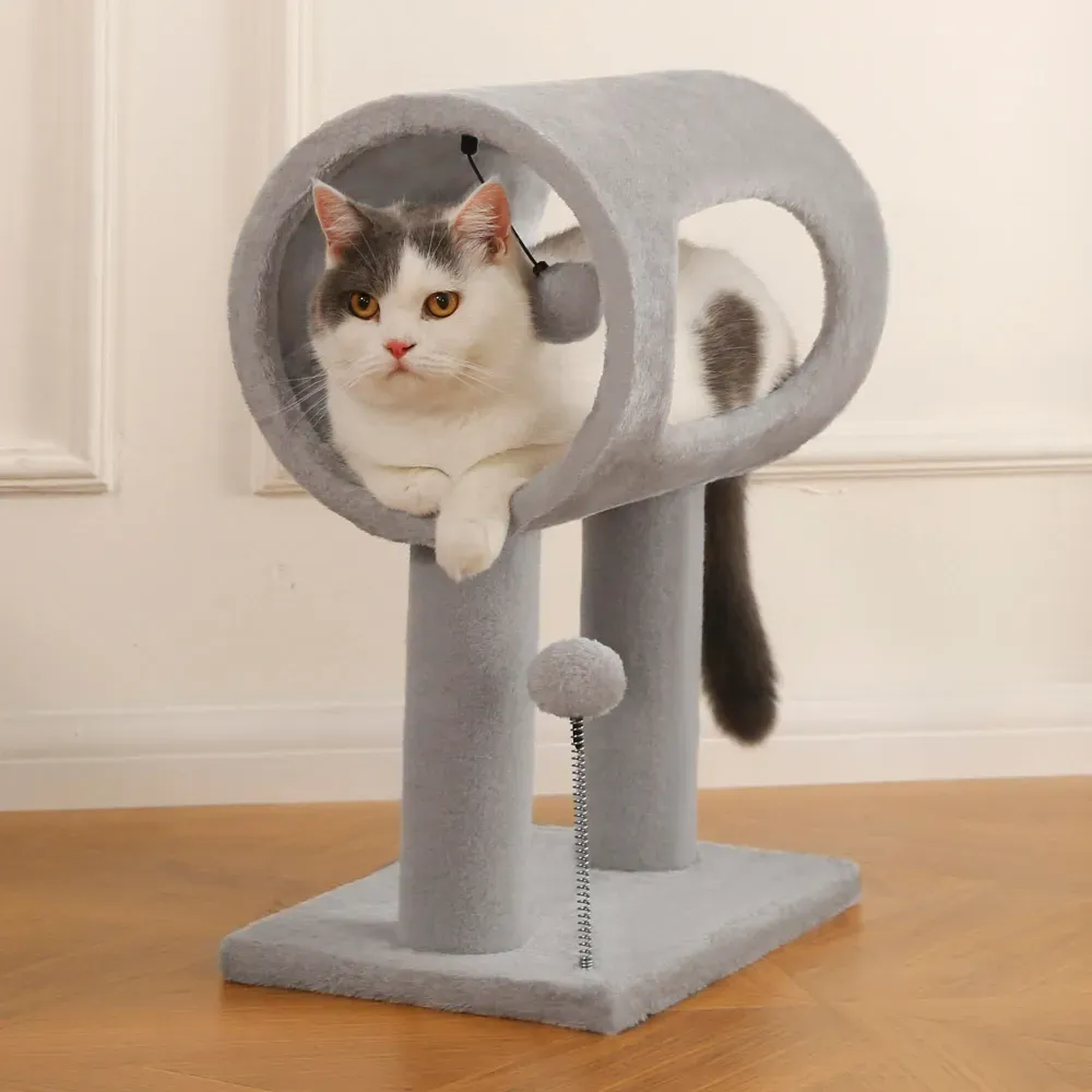 Grey Cat Tree Post Grey Cat Tree Post