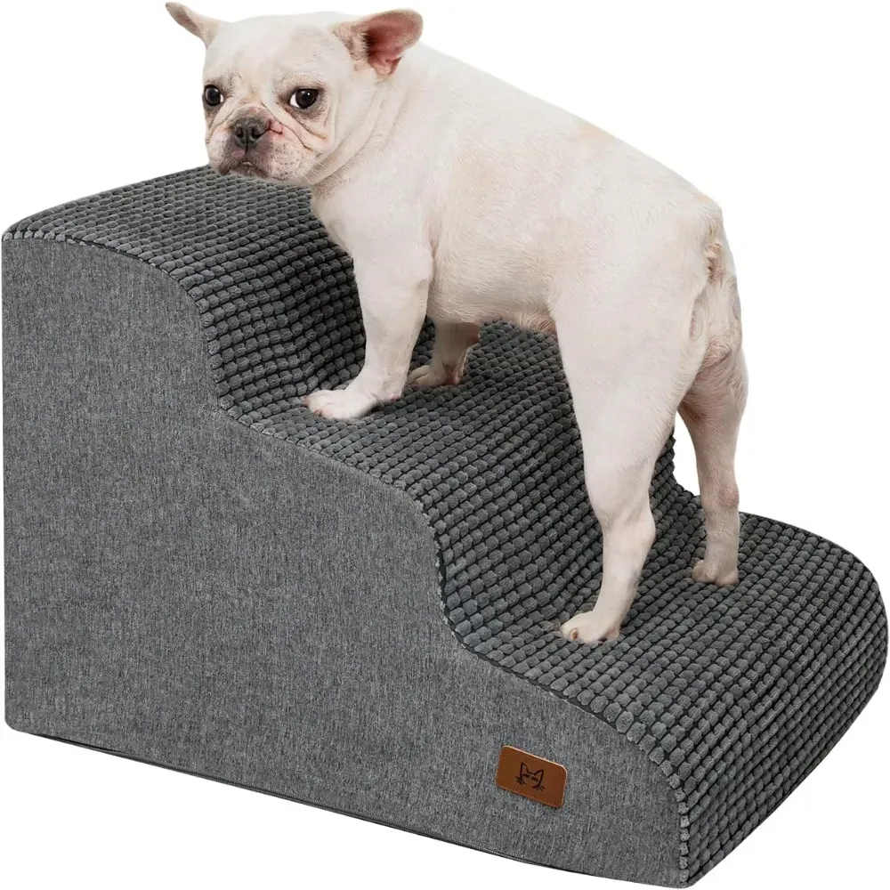 wholesale Foam Pet Stairs with Non-Slip Fluffy Surface & Washable Cover, 4 wholesale Foam Pet Stairs with Non-Slip Fluffy Surface & Washable Cover, 4