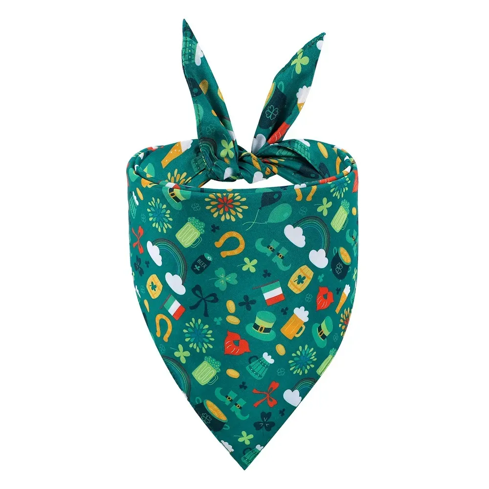 Holiday pet drool bib