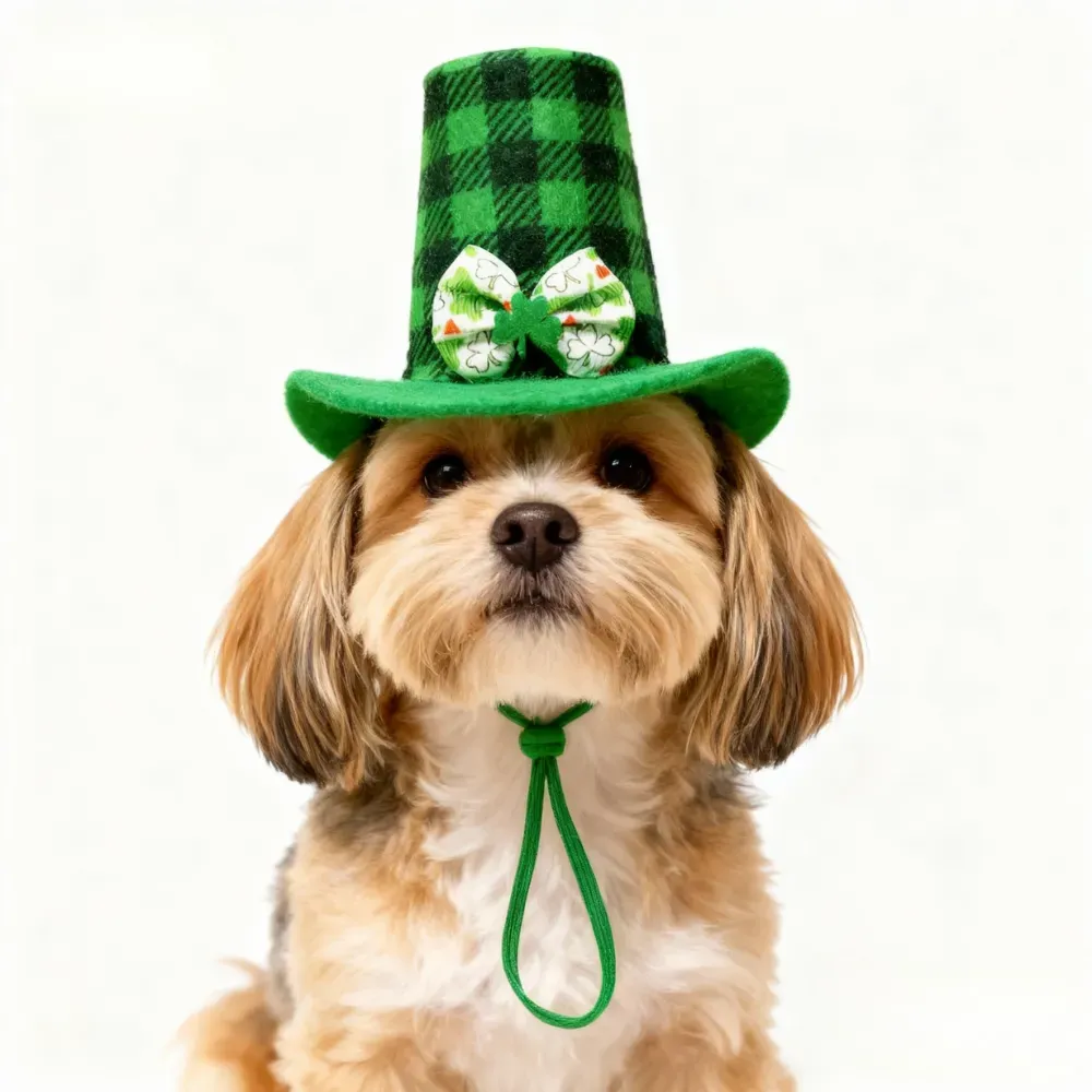 st patrick day dog hat