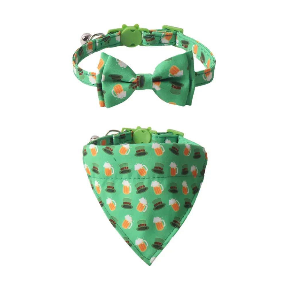 st patrick cat collar