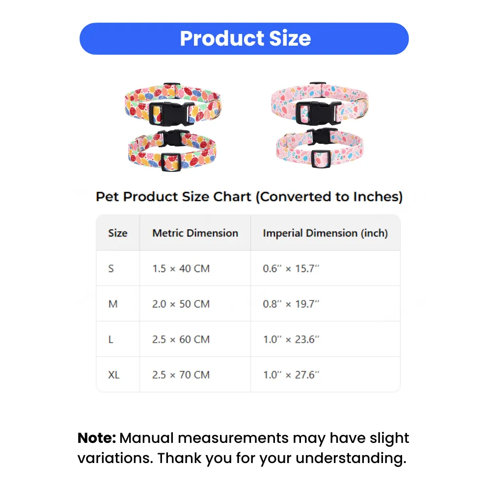 wholesale   Love Heart Egg Easter Adjustable Pet Collar 