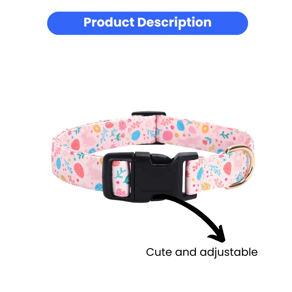 wholesale   Love Heart    Egg Easter Adjustable Pet Collar  
