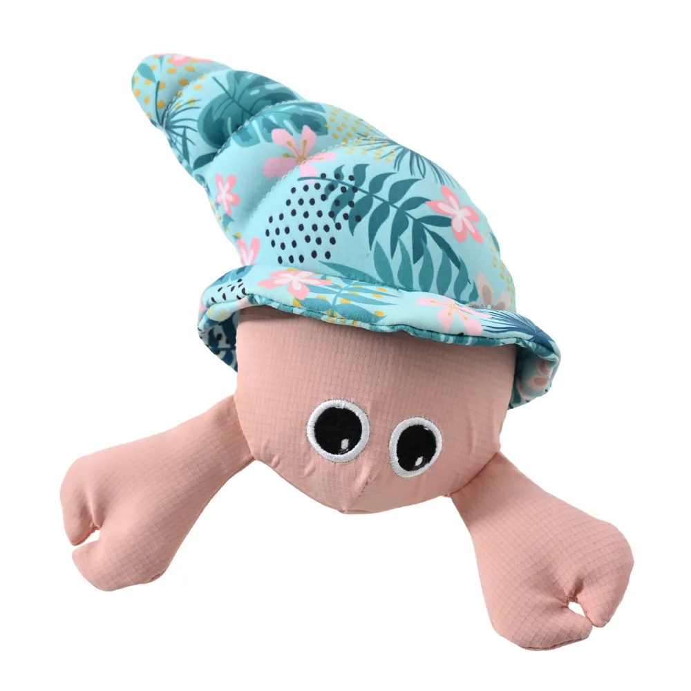 Summer Cool Hermit Crab Style Squeaky Ice-Cool Fabric Dog Toy1